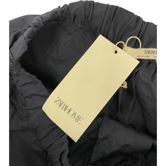 Zara Home Womens Pajama Pants S Small Navy Blue Drawstring Waist 4180/122 NWT - Picture 4 of 11